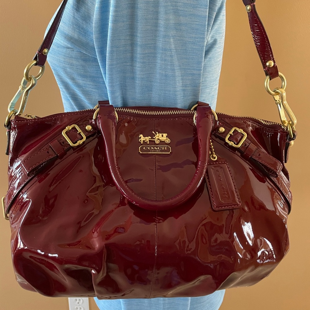 COACH Patent Handbag
